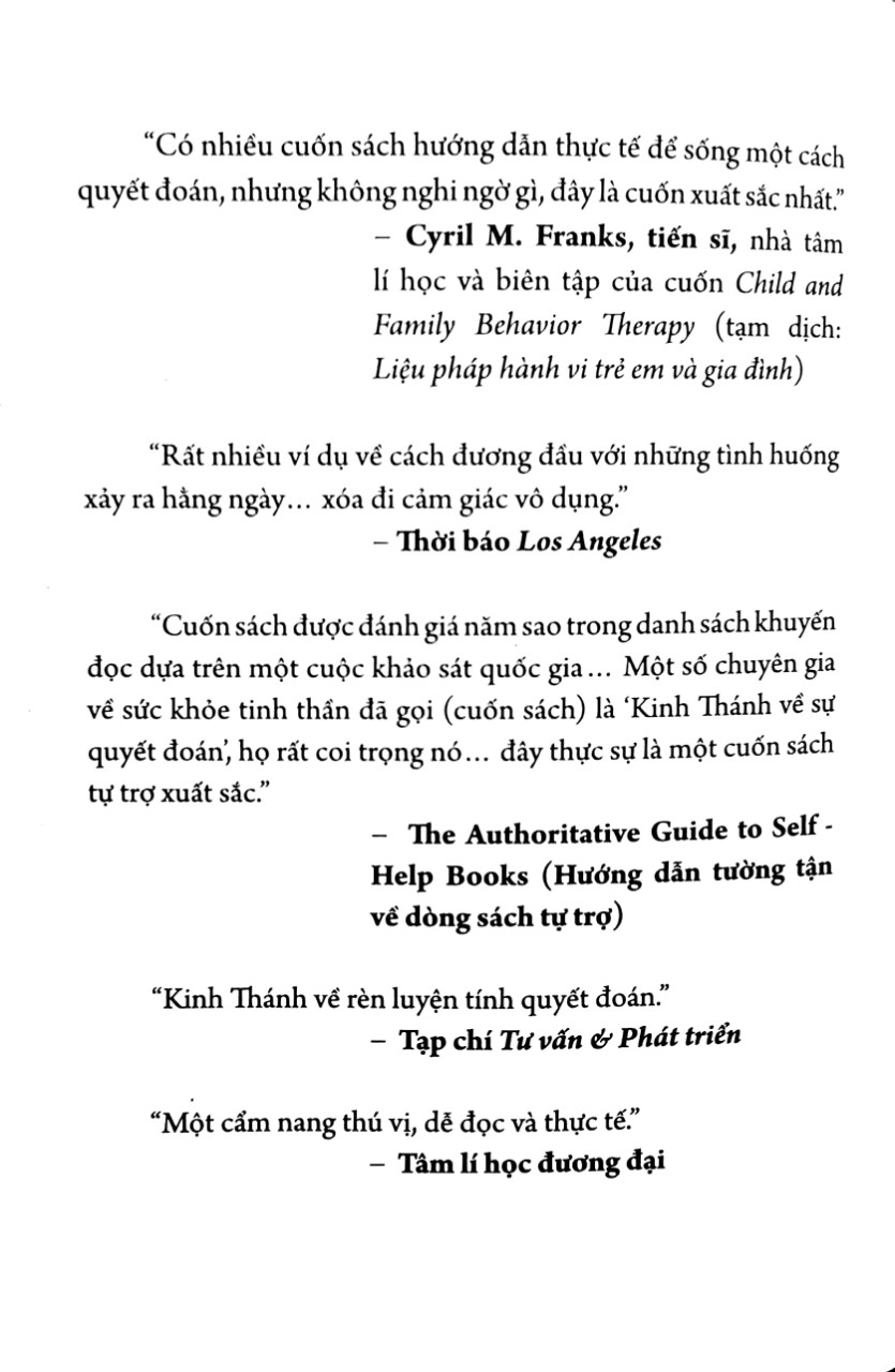 quyền lợi hoàn hảo - quyết đoán và bình đẳng trong các mối quan hệ và cuộc sống