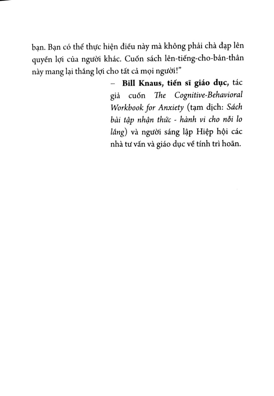 quyền lợi hoàn hảo - quyết đoán và bình đẳng trong các mối quan hệ và cuộc sống