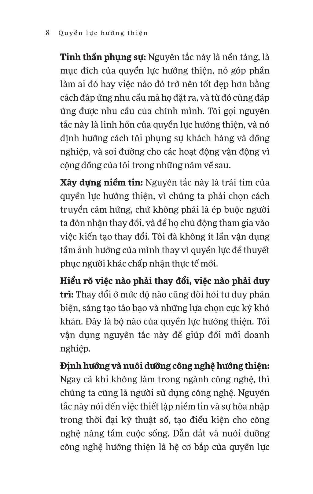 Quyền Lực Hướng Thiện - Tạo Ra Thay Đổi Tích Cực Cho Cuộc Đời, Công Việc Và Thế Giới