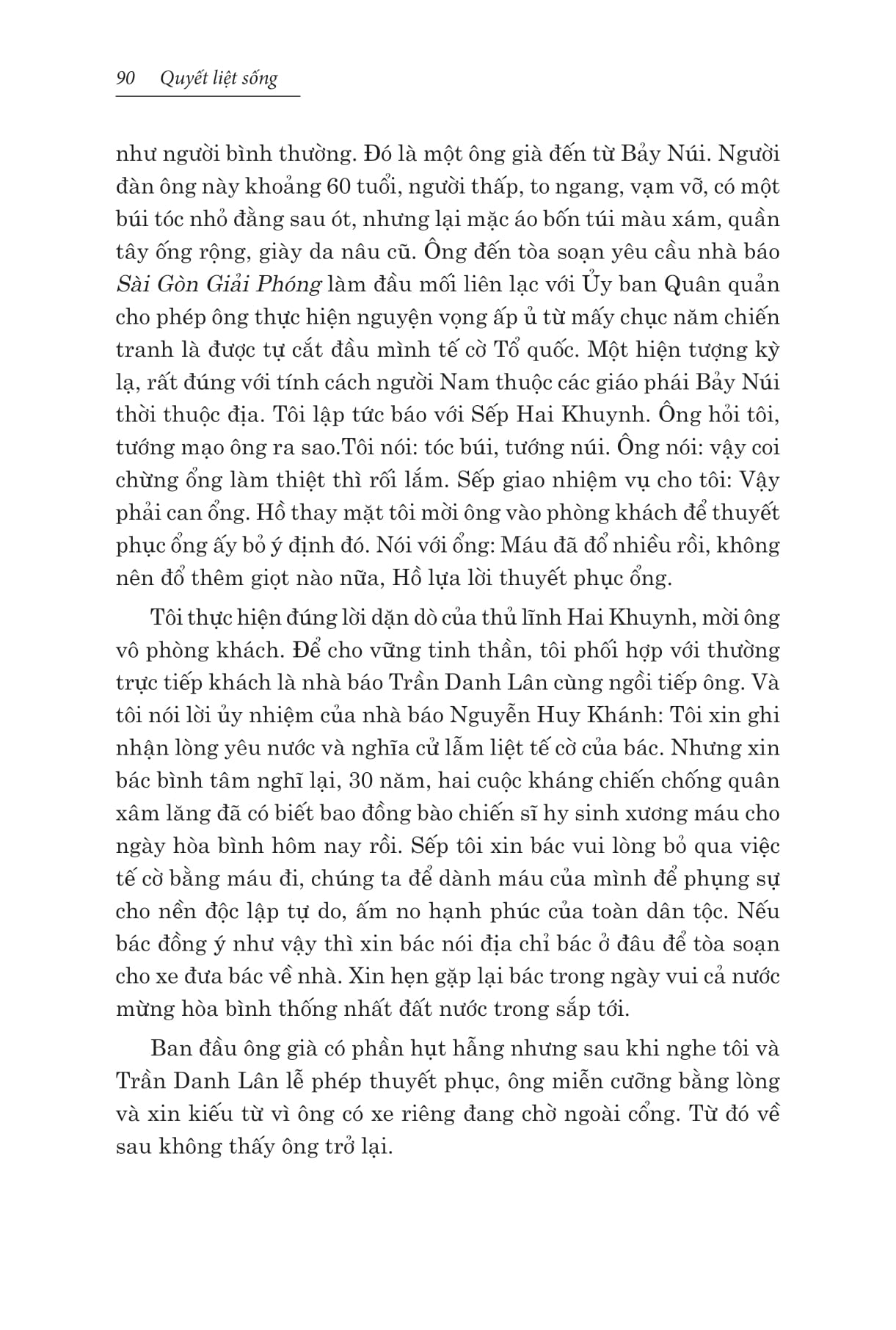 quyết liệt sống