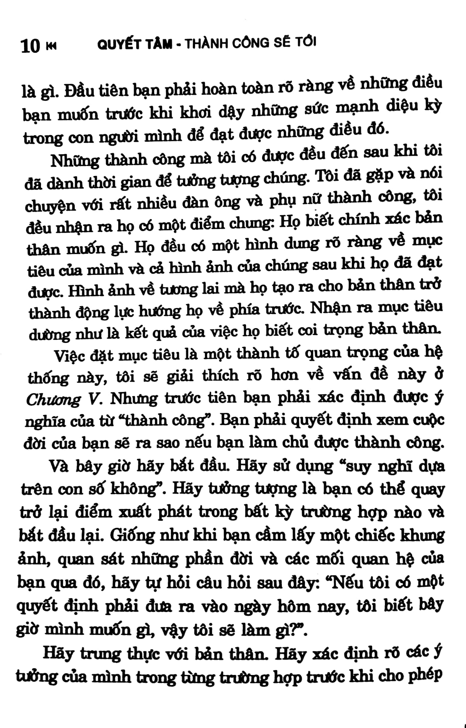 quyết tâm thành công sẽ tới