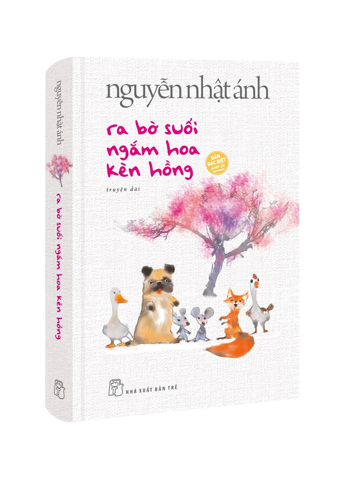 ra bờ suối ngắm hoa kèn hồng - bìa cứng - tặng kèm bookmark bồi hai mặt + thiệp trái tim in bài thơ của tác giả + phiên bản khổ nhỏ sách út quyên và tôi