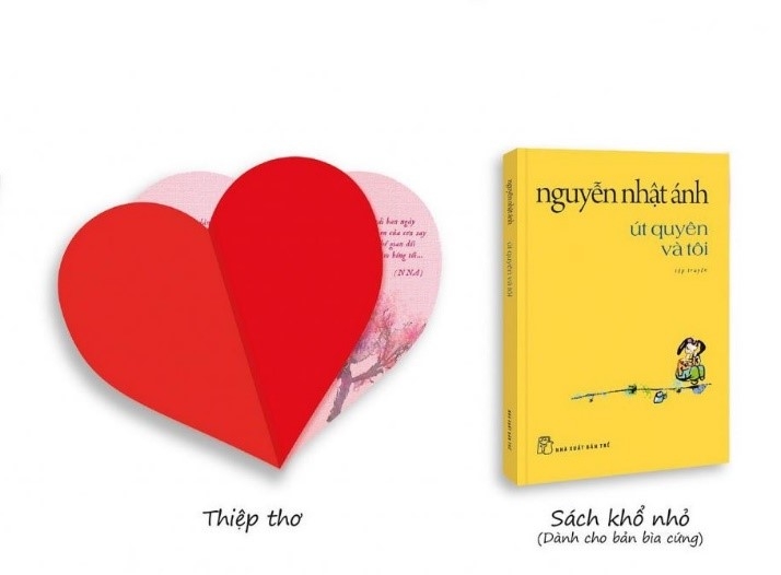 ra bờ suối ngắm hoa kèn hồng - bìa cứng - tặng kèm bookmark bồi hai mặt + thiệp trái tim in bài thơ của tác giả + phiên bản khổ nhỏ sách út quyên và tôi