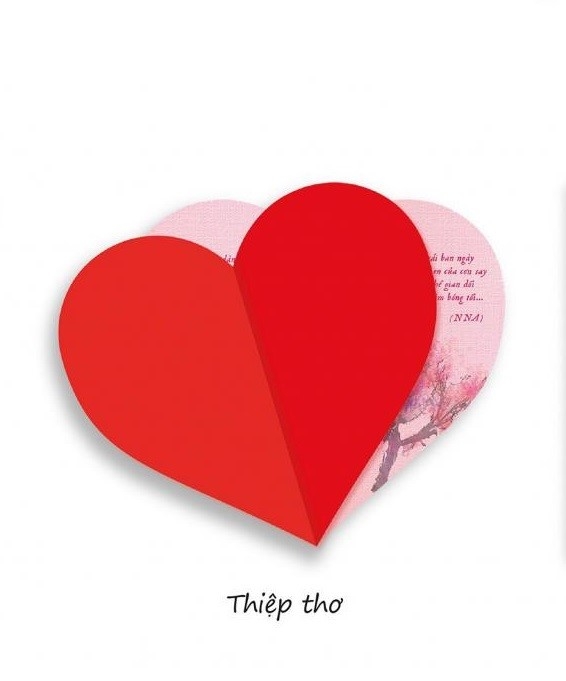 ra bờ suối ngắm hoa kèn hồng - tặng kèm bookmark bồi hai mặt + thiệp trái tim in bài thơ của tác giả