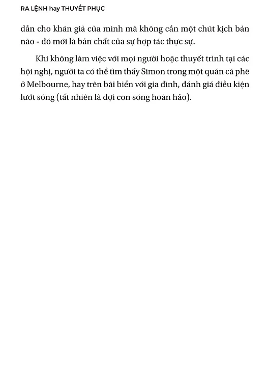 ra lệnh hay thuyết phục