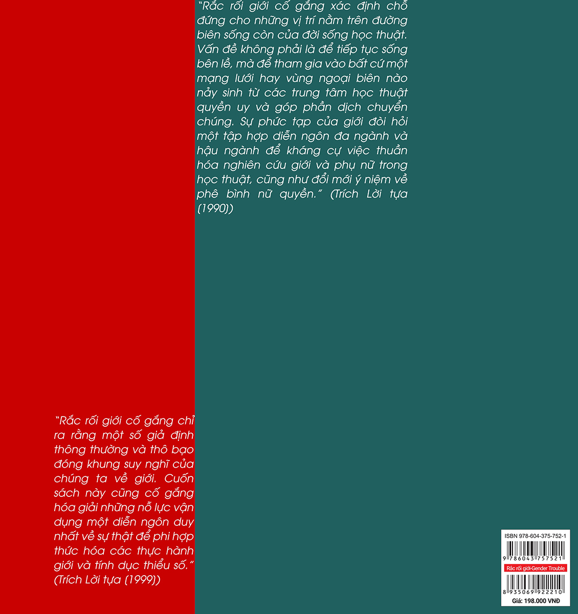 rắc rối giới - gender trouble