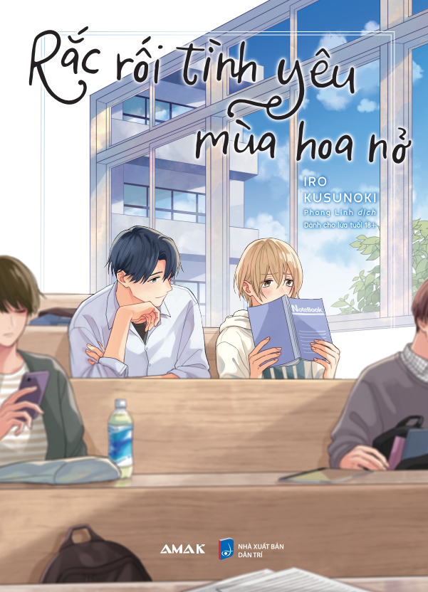 rắc rối tình yêu mùa hoa nở - tặng kèm postcard hai mặt + standee giấy bế hình + clearcard