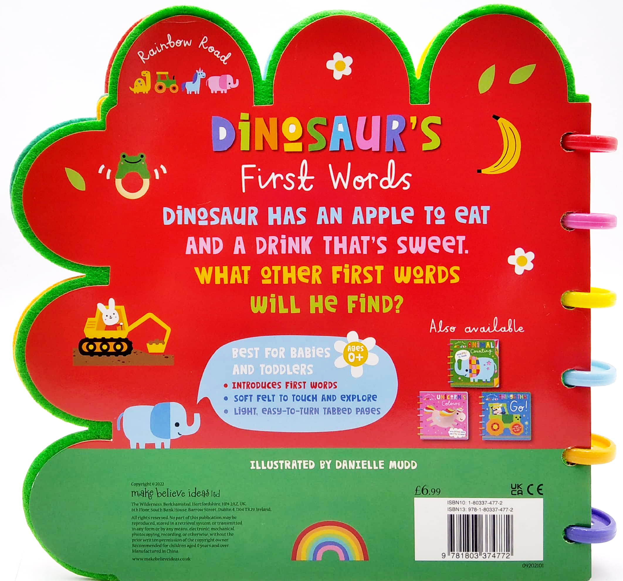 rainbow road dinosaur's first words