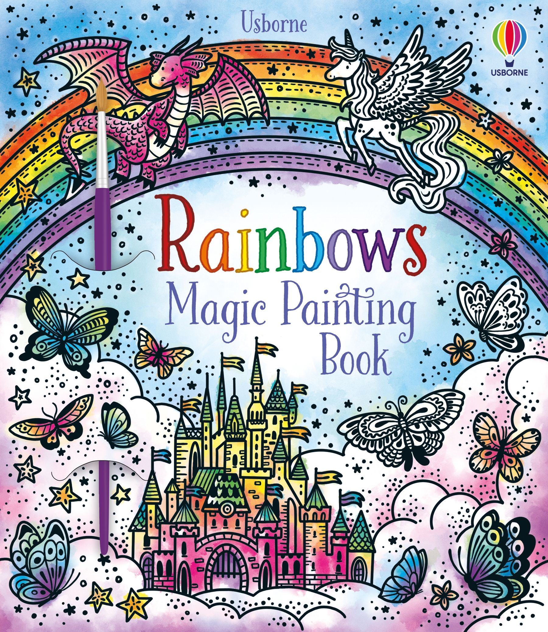 rainbows magic painting book