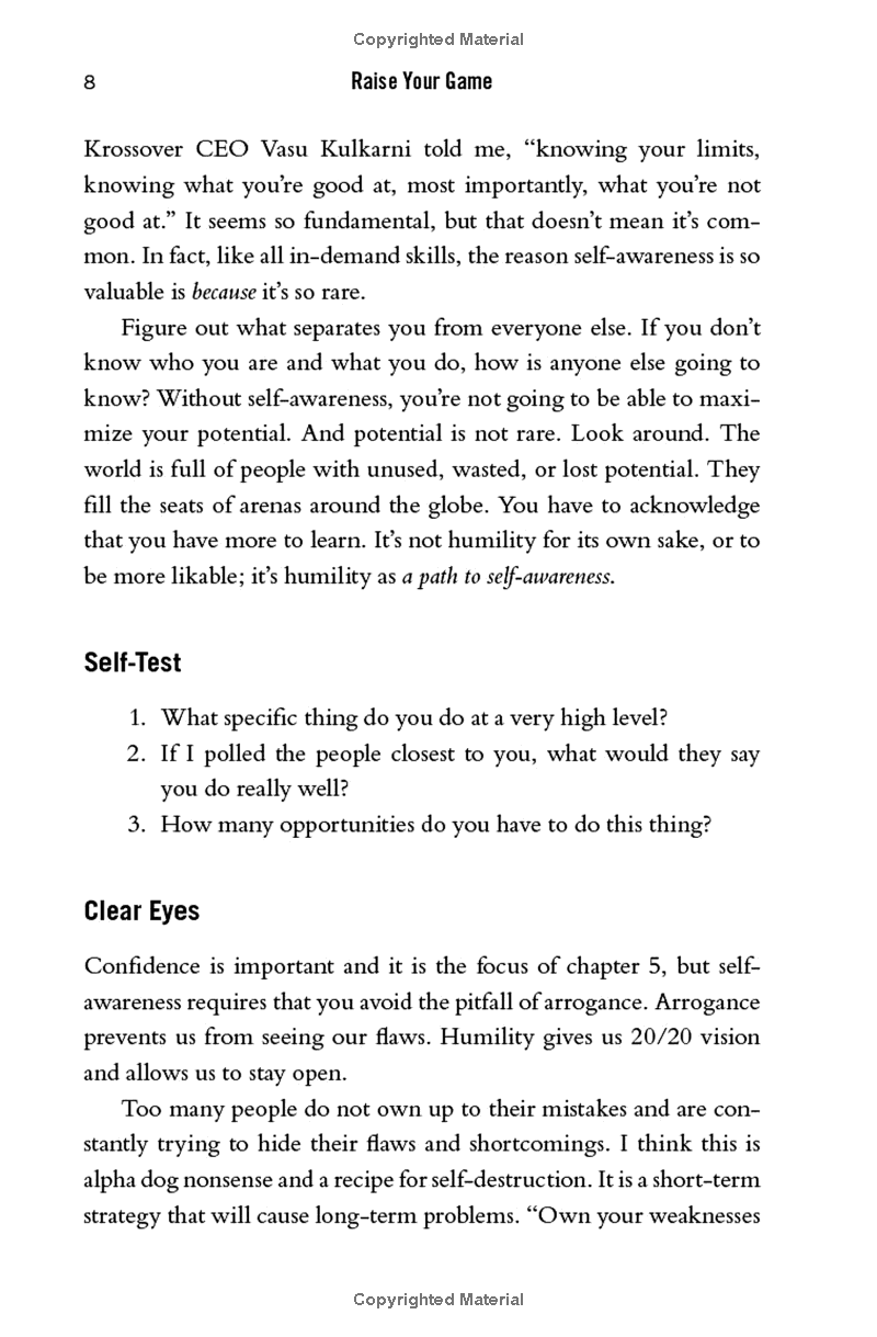 raise your game: high-performance secrets from the best of the best