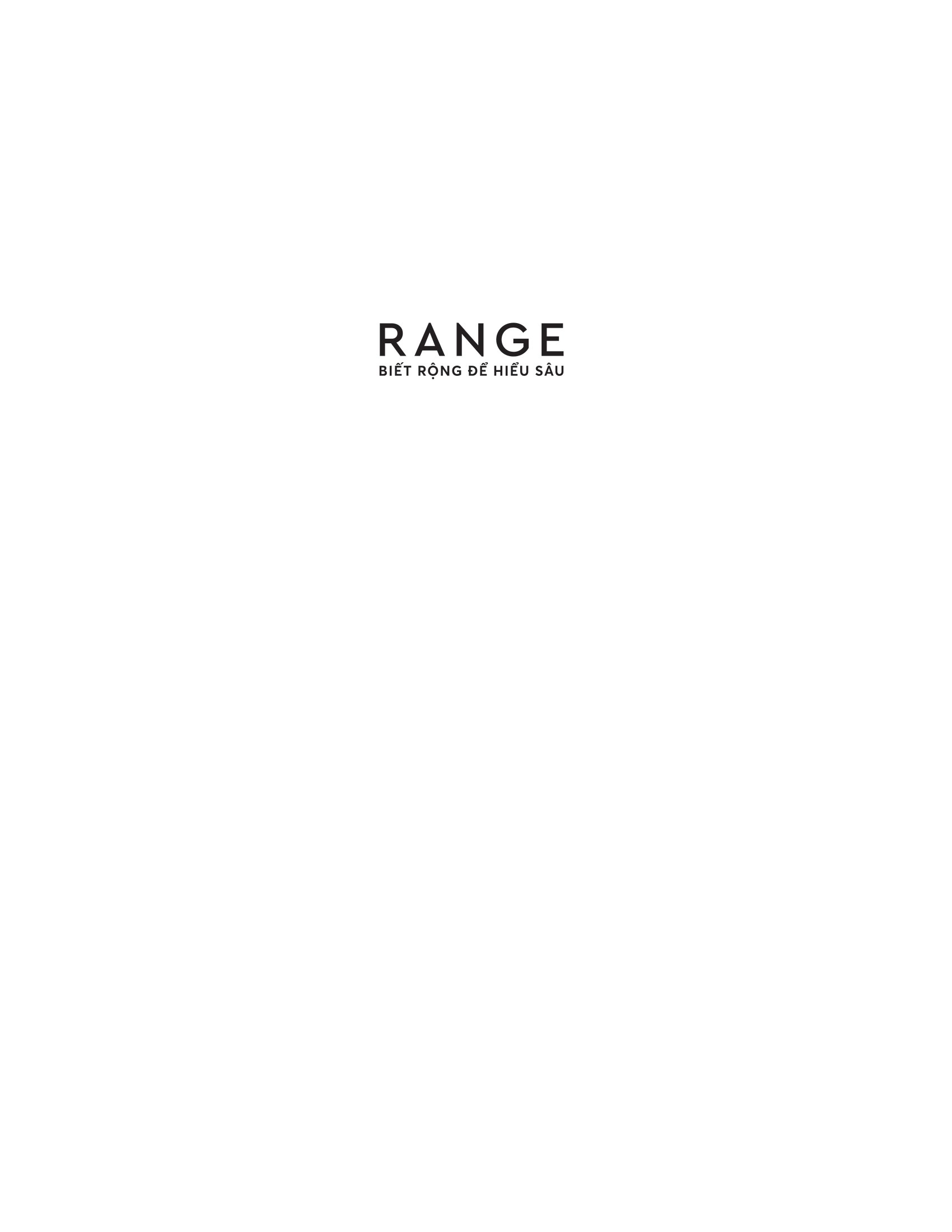 range - biết rộng để hiểu sâu