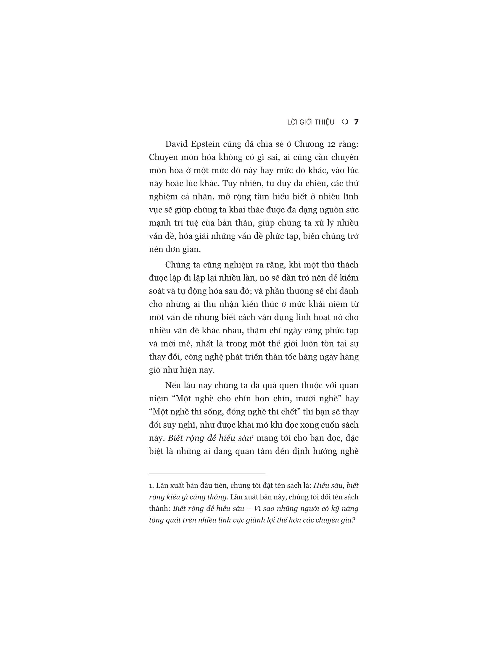 range - biết rộng để hiểu sâu