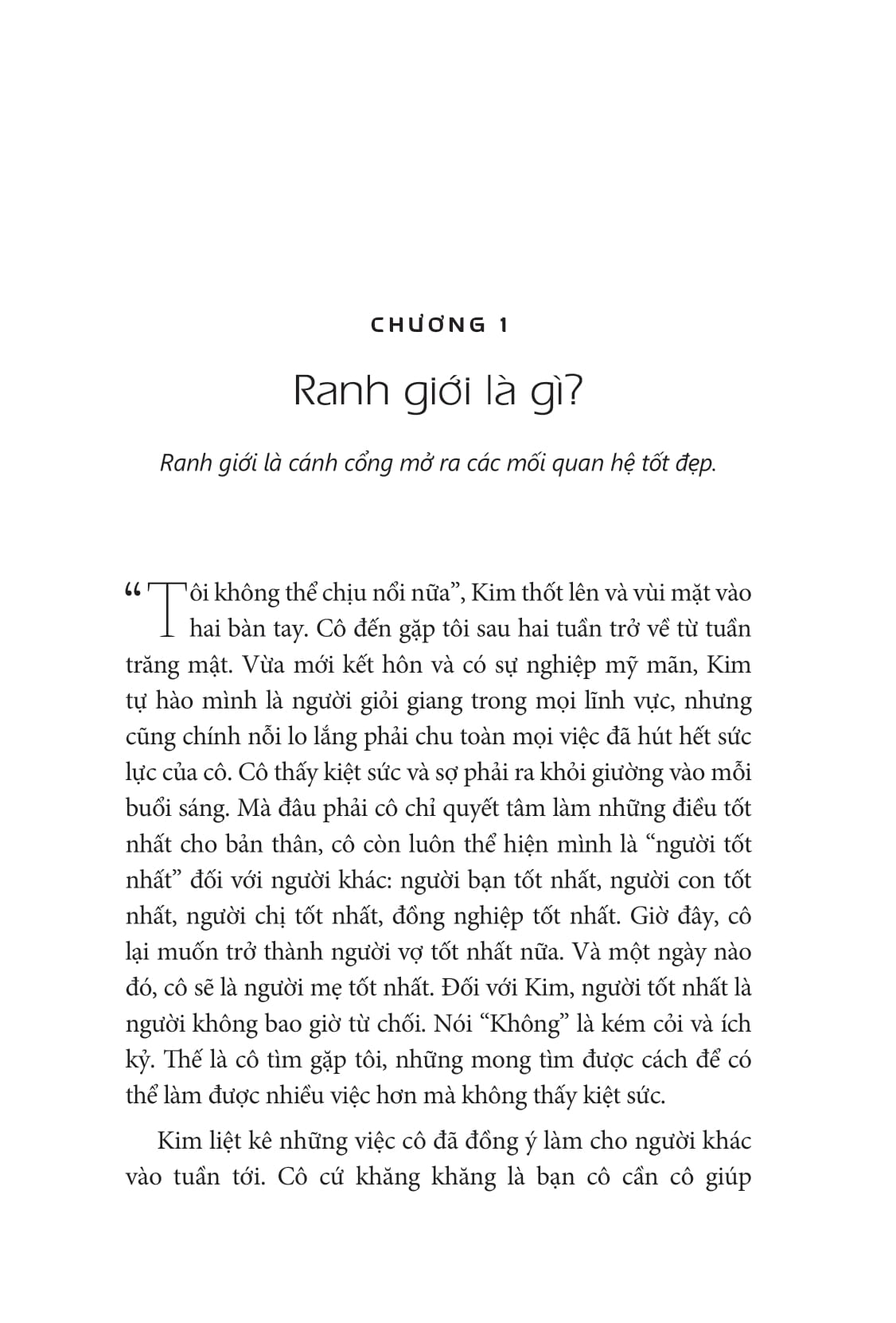 ranh giới tự do - set boundaries, find peace