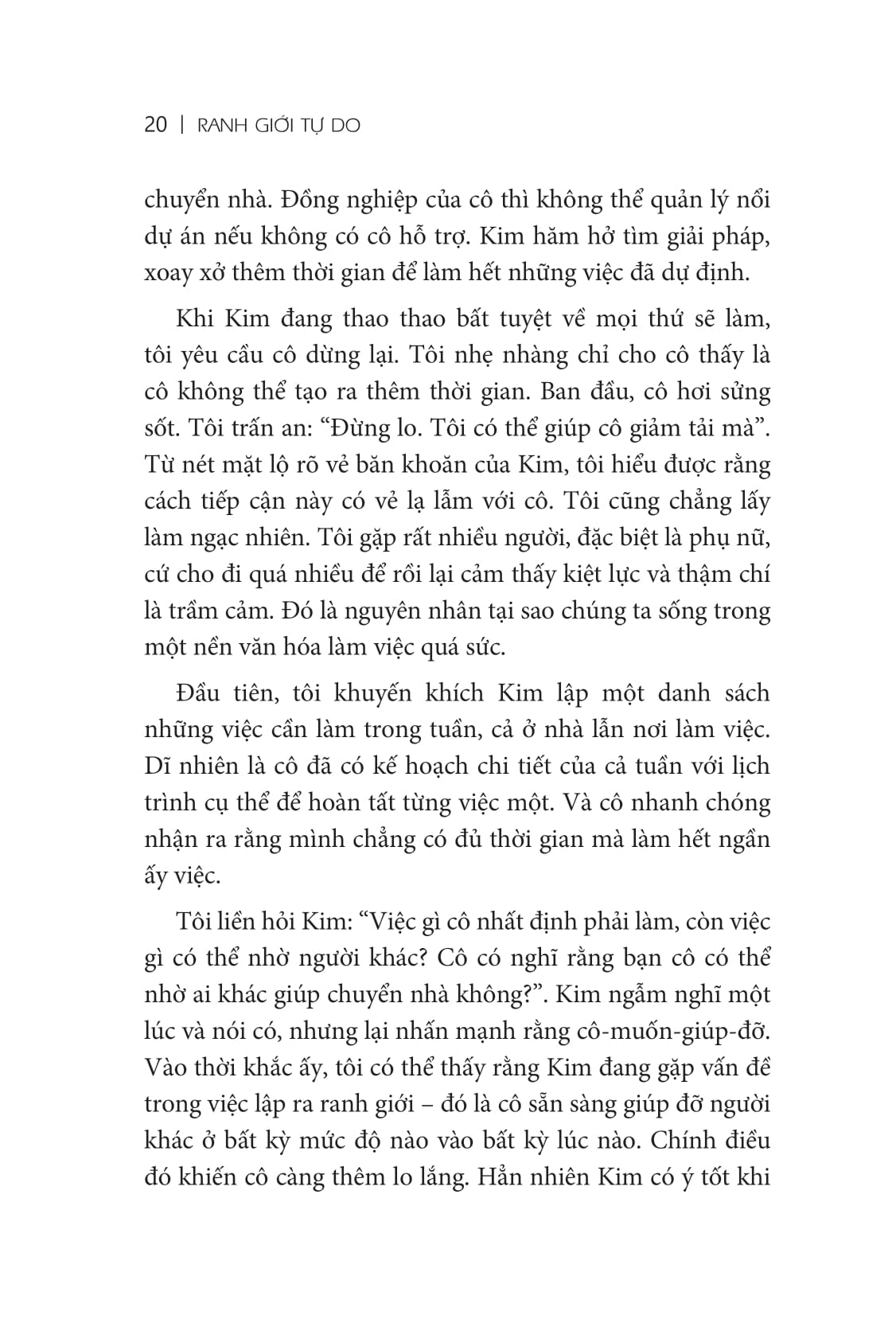 ranh giới tự do - set boundaries, find peace