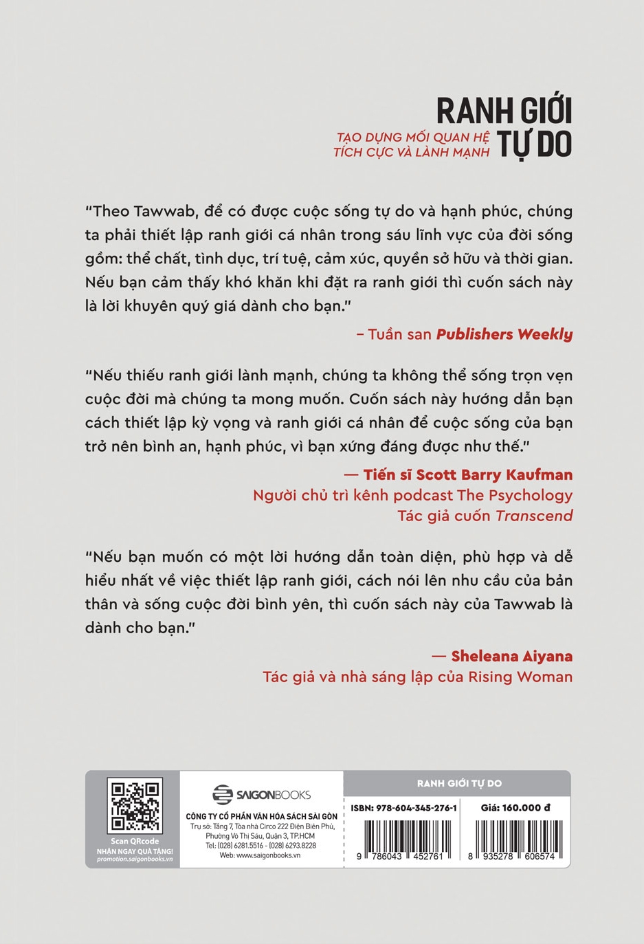 ranh giới tự do - set boundaries, find peace