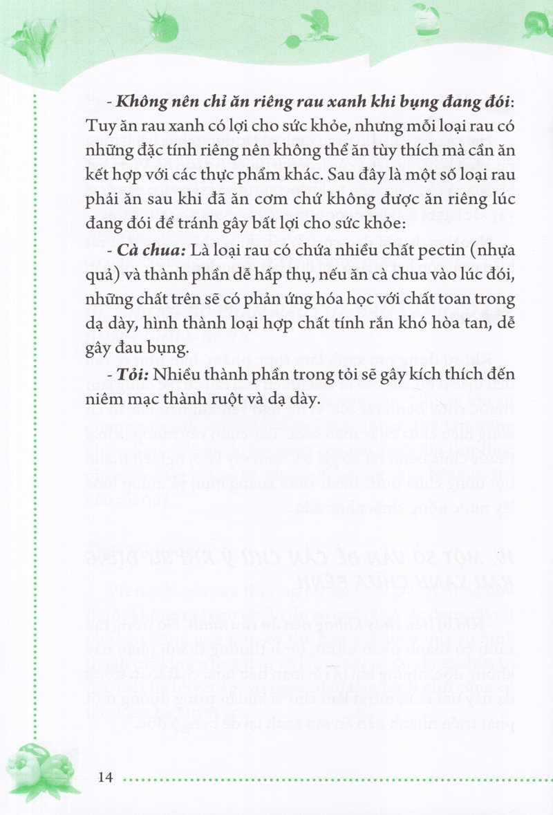 rau xanh chữa bệnh