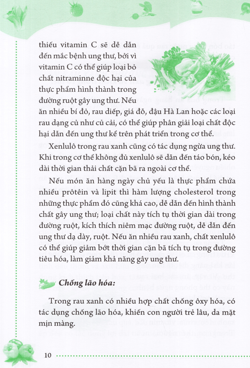 rau xanh chữa bệnh