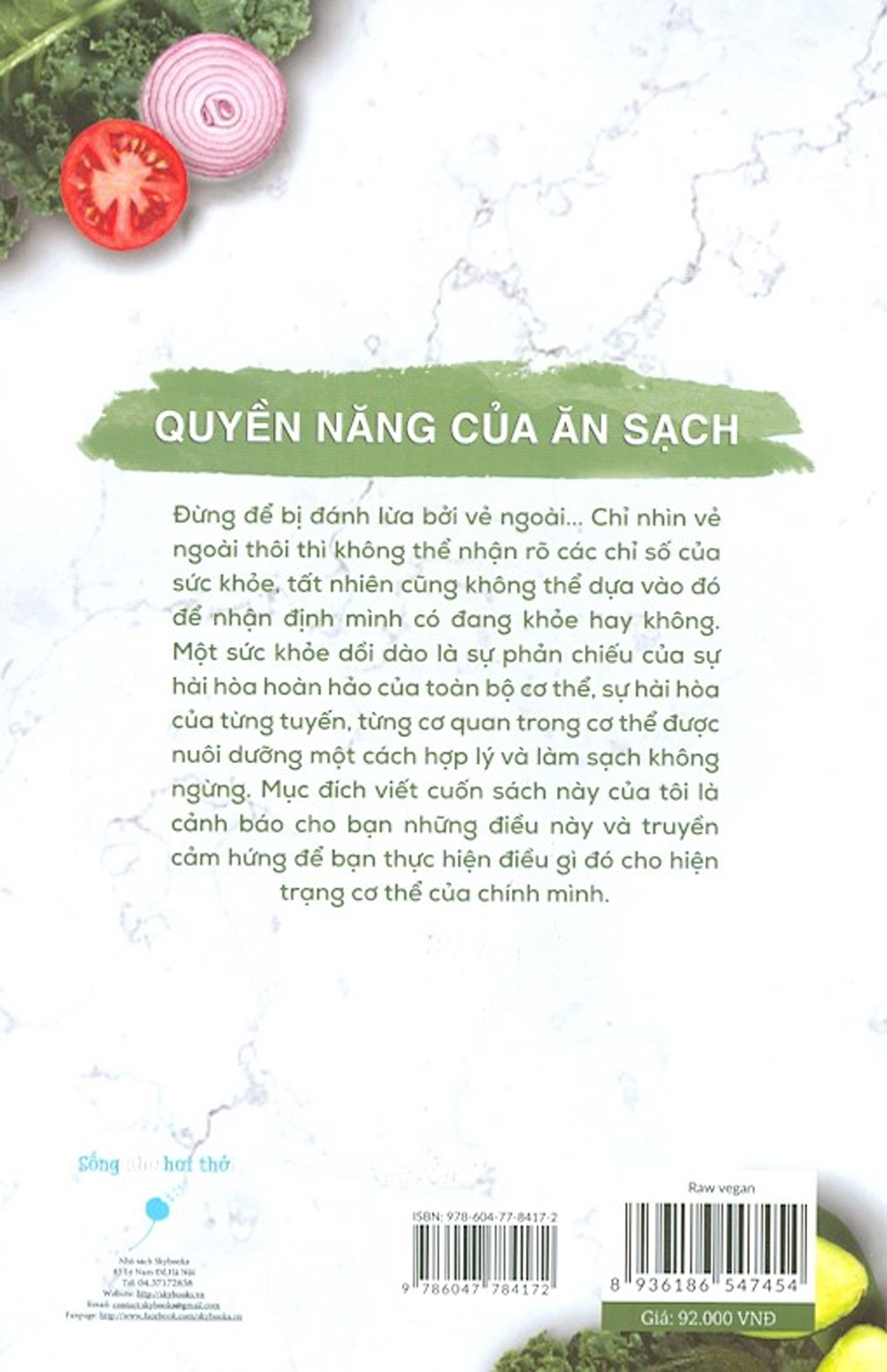 raw vegan - sức mạnh chữa lành của thực vật