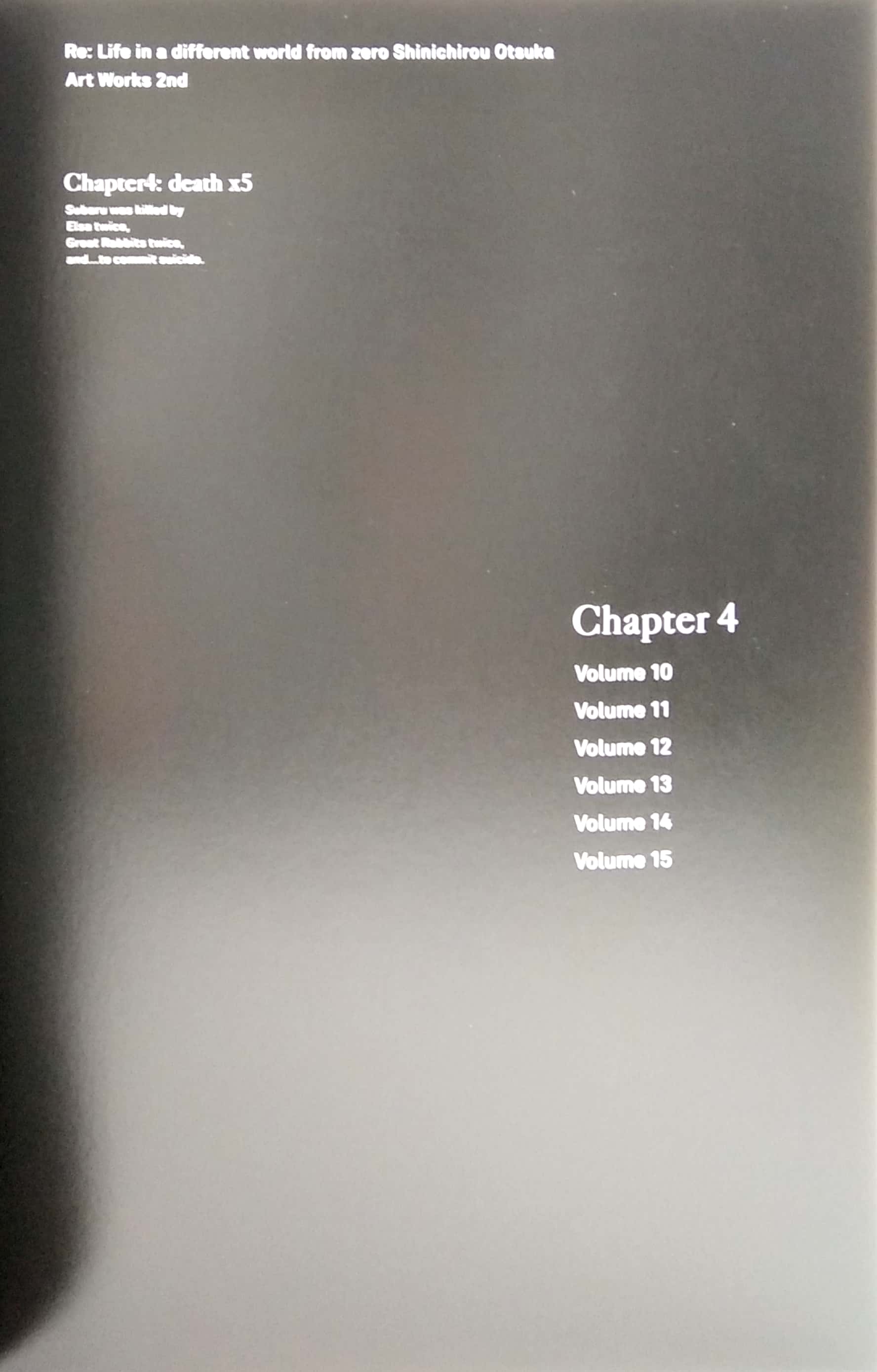 re:ゼロから始める異世界生活 大塚真一郎 art works re:box 2nd