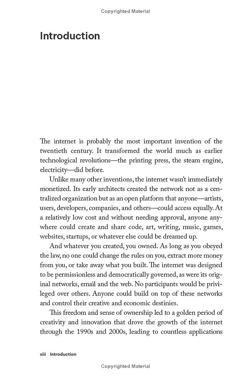 read write own - building the next era of the internet