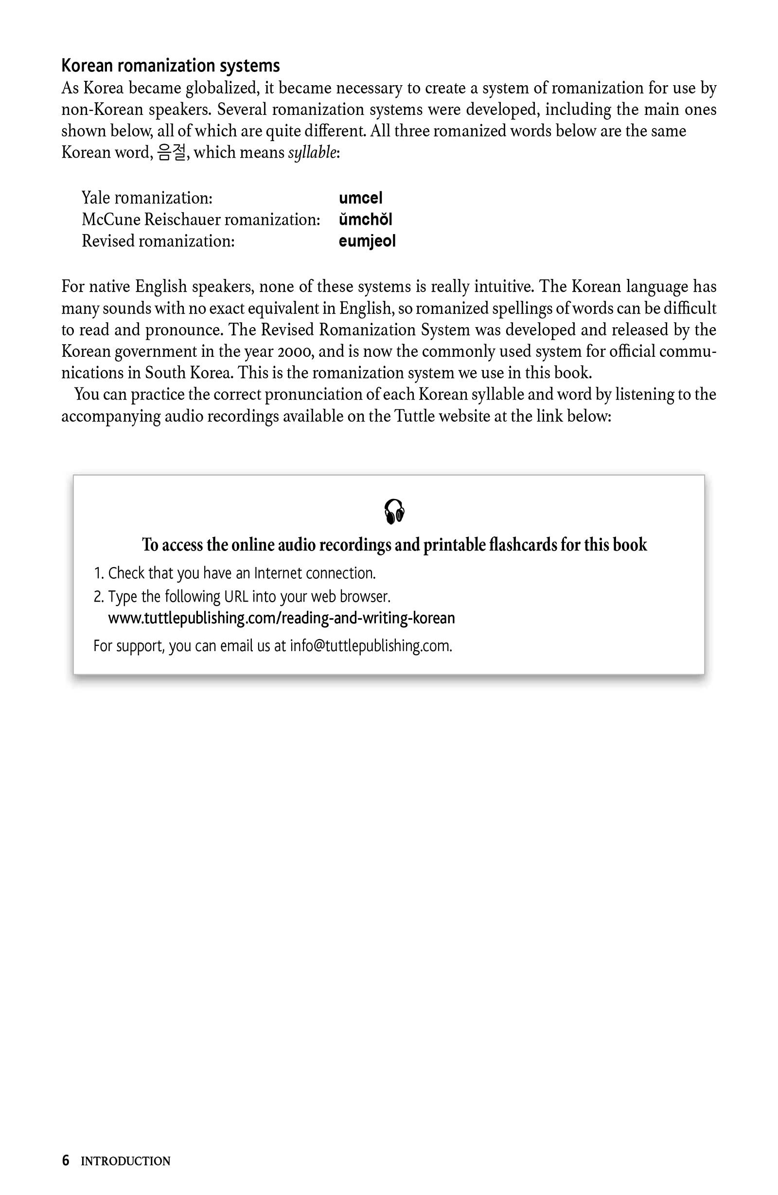 reading and writing korean: a workbook for self-study: a beginner's guide to the hangeul writing system (free online audio and printable flash cards)