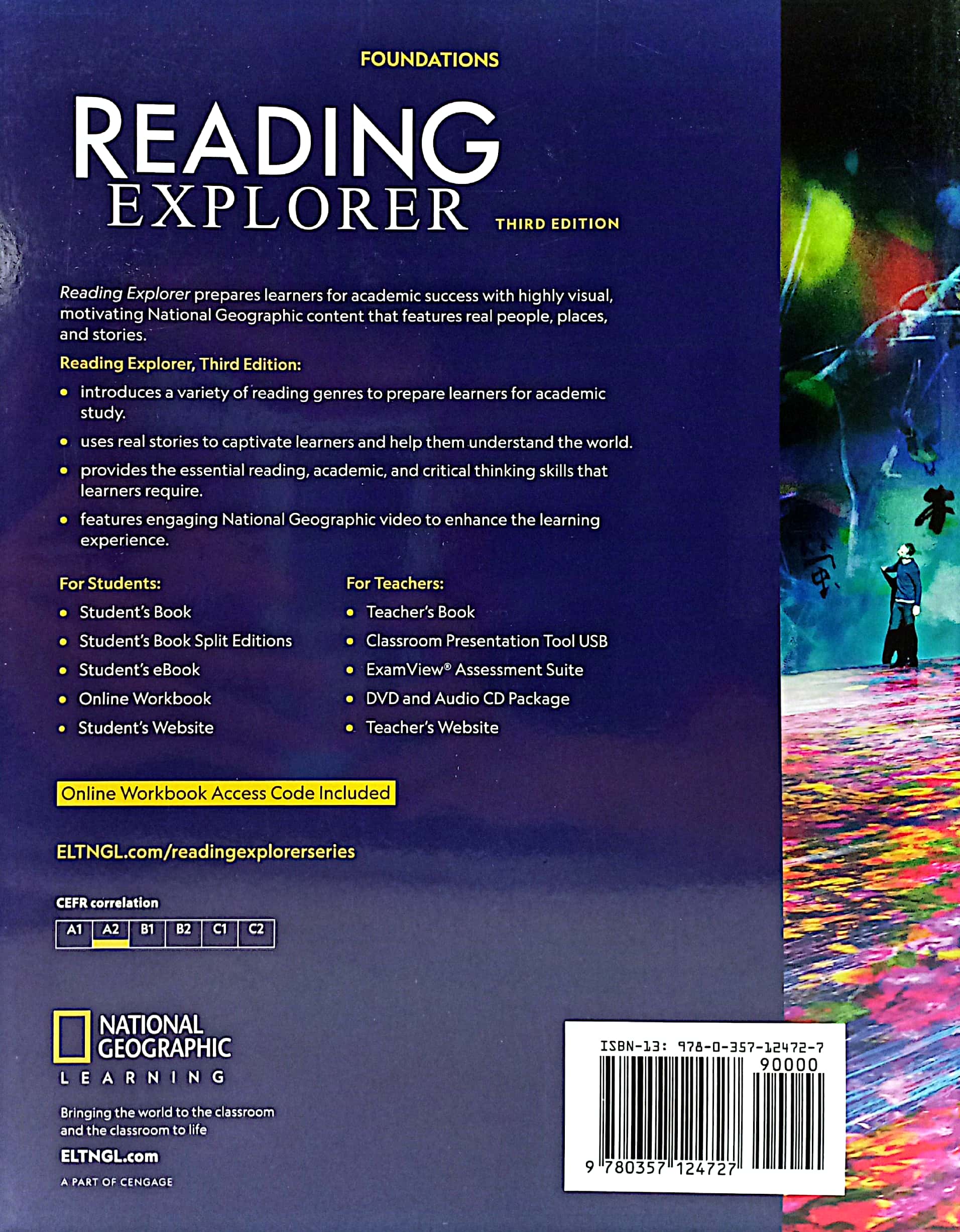 reading explorer foundations: student book and online workbook sticker