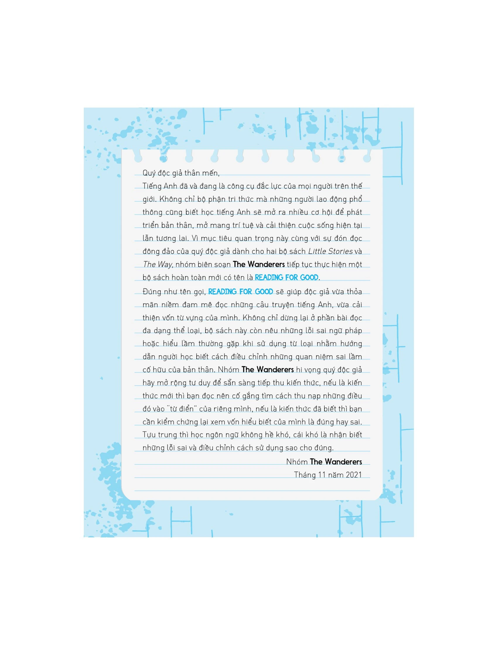 reading for good (bộ 3 cuốn)