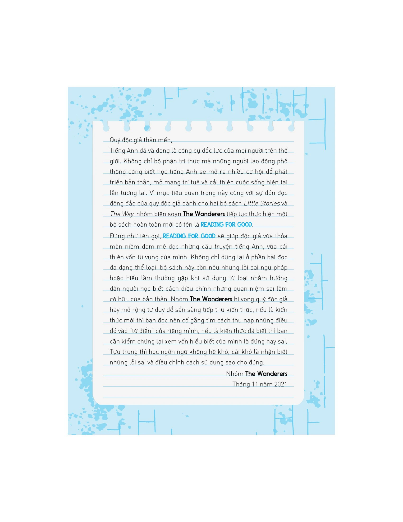 reading for good (bộ 3 cuốn)