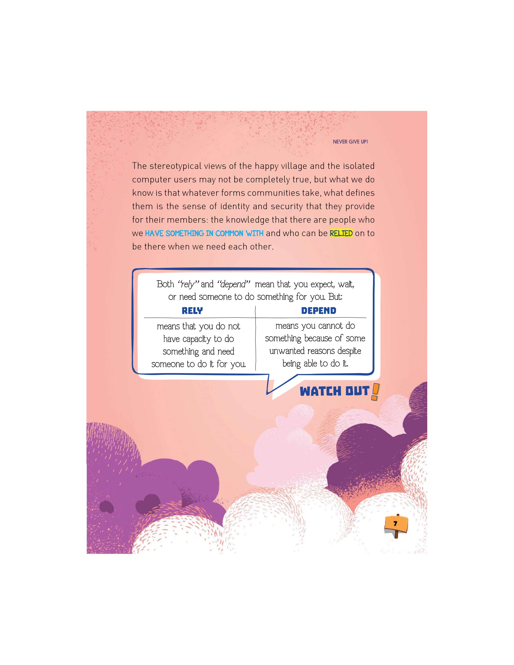 reading for good - never give up