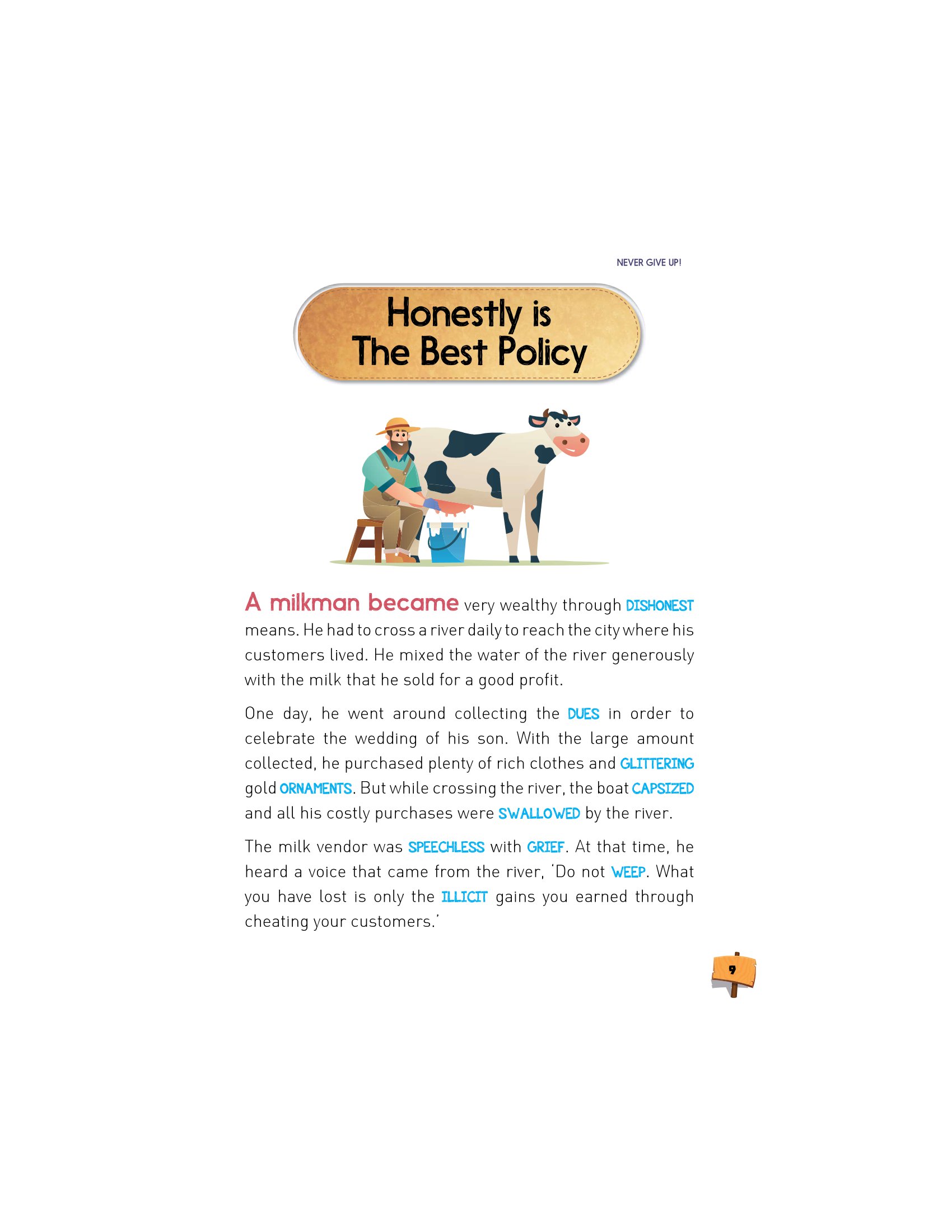 reading for good - never give up