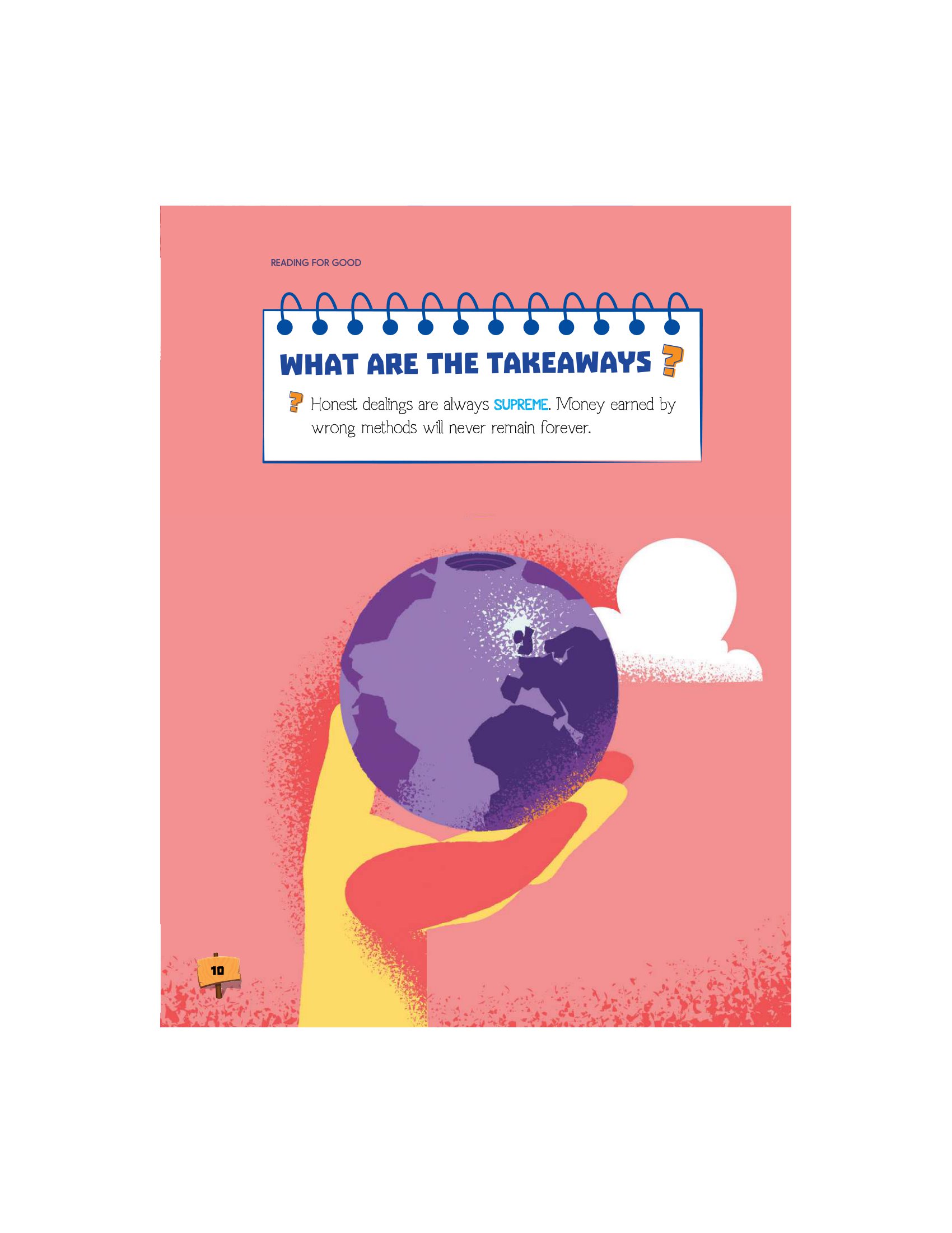 reading for good - never give up