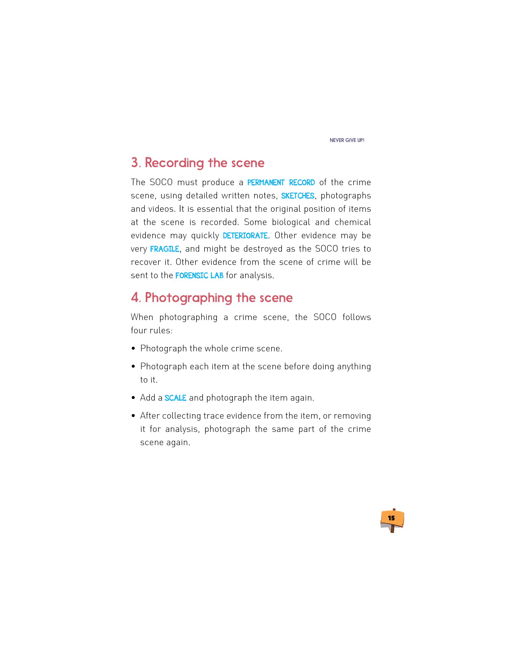 reading for good - never give up