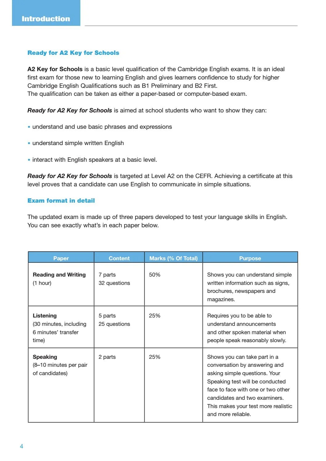 Ready For A2 Key For Schools With Downloadable Audio Tracks And Answer Key