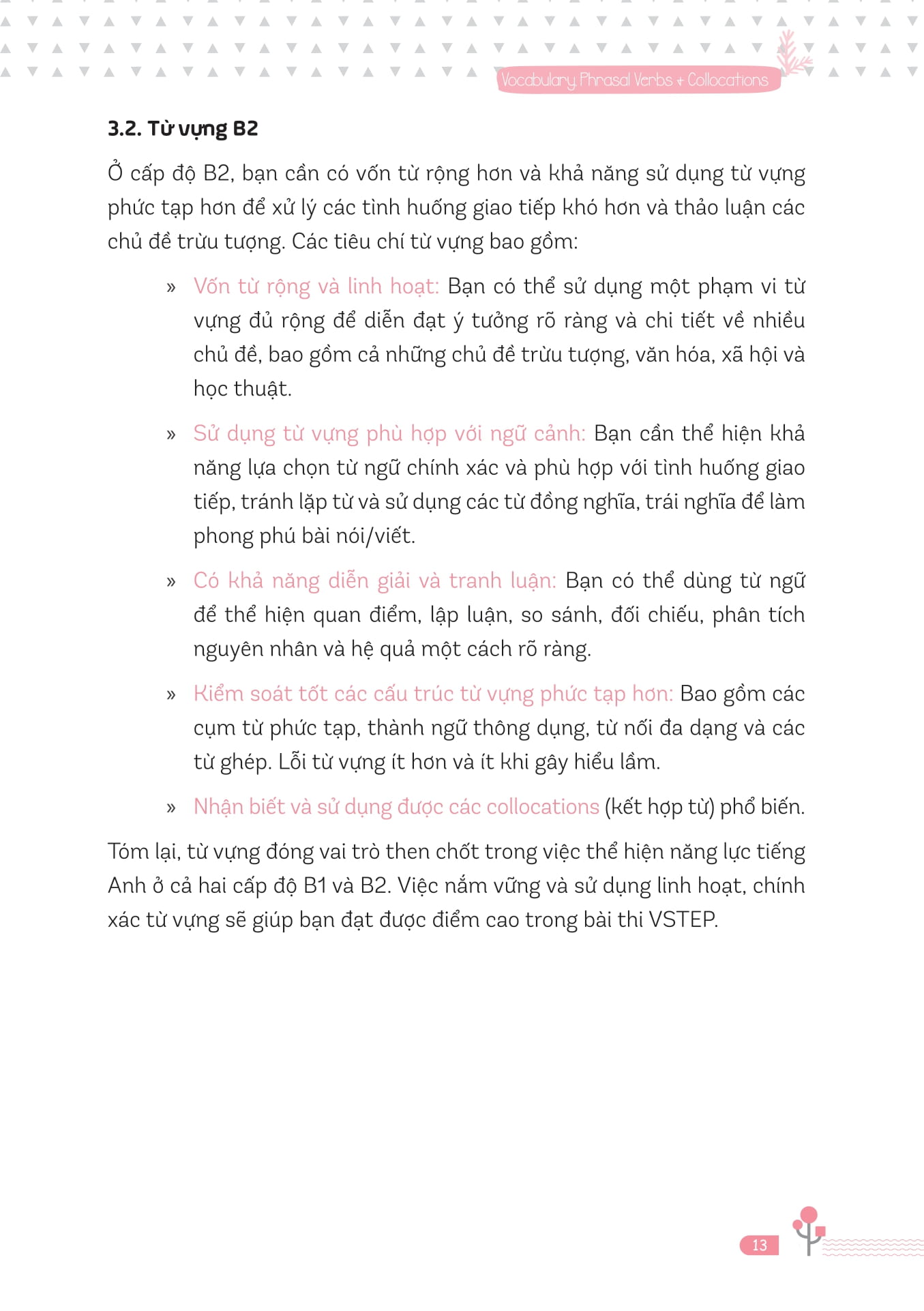 Ready For VSTEP - Vocabulary, Phrasal Verbs And Collocation B1 B2