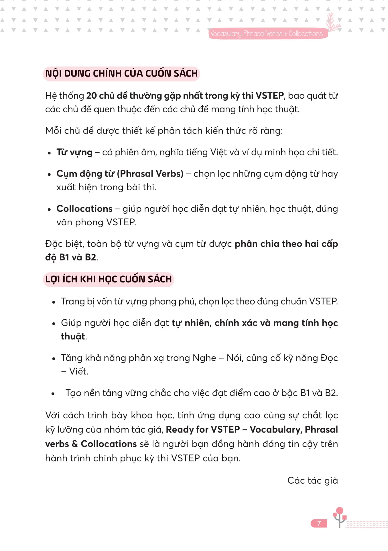 Ready For VSTEP - Vocabulary, Phrasal Verbs And Collocation B1 B2