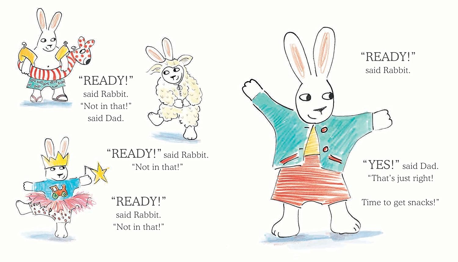 ready! said rabbit