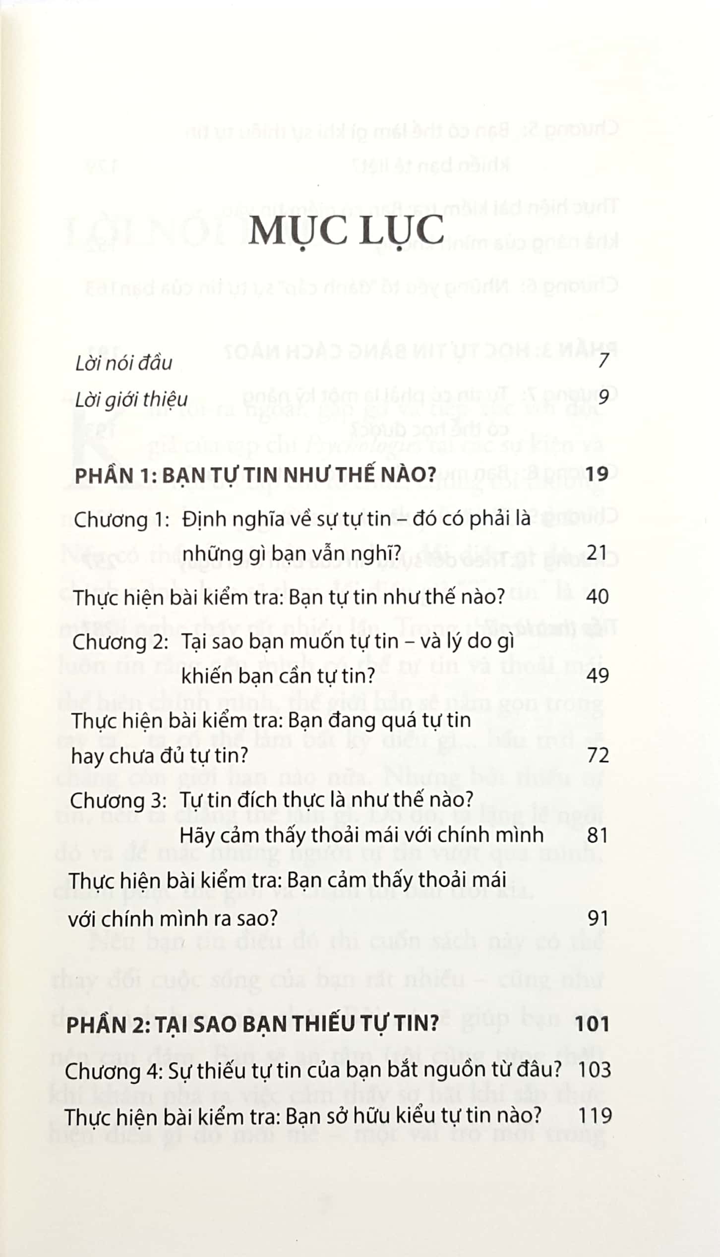 real confidence - không còn cảm giác nhỏ bé và bắt đầu trở nên can đảm