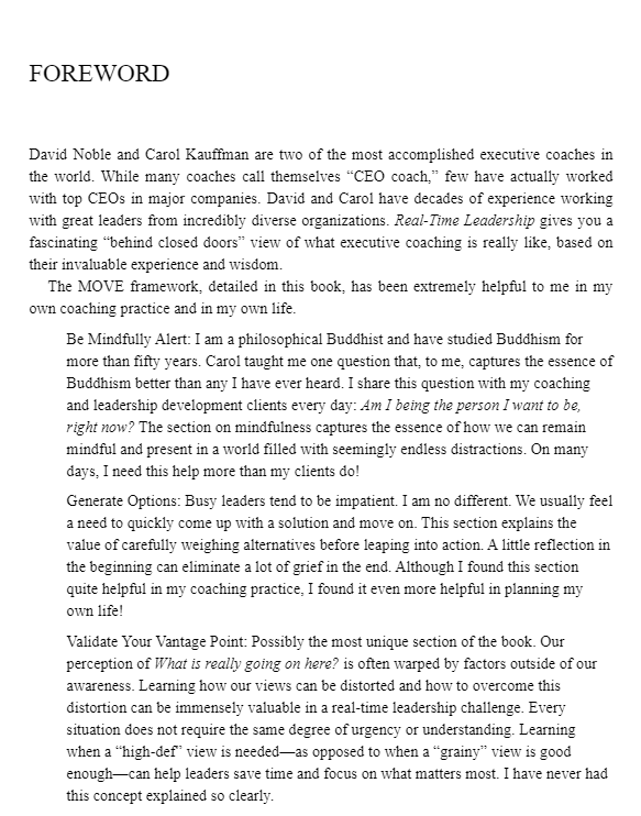 real-time leadership