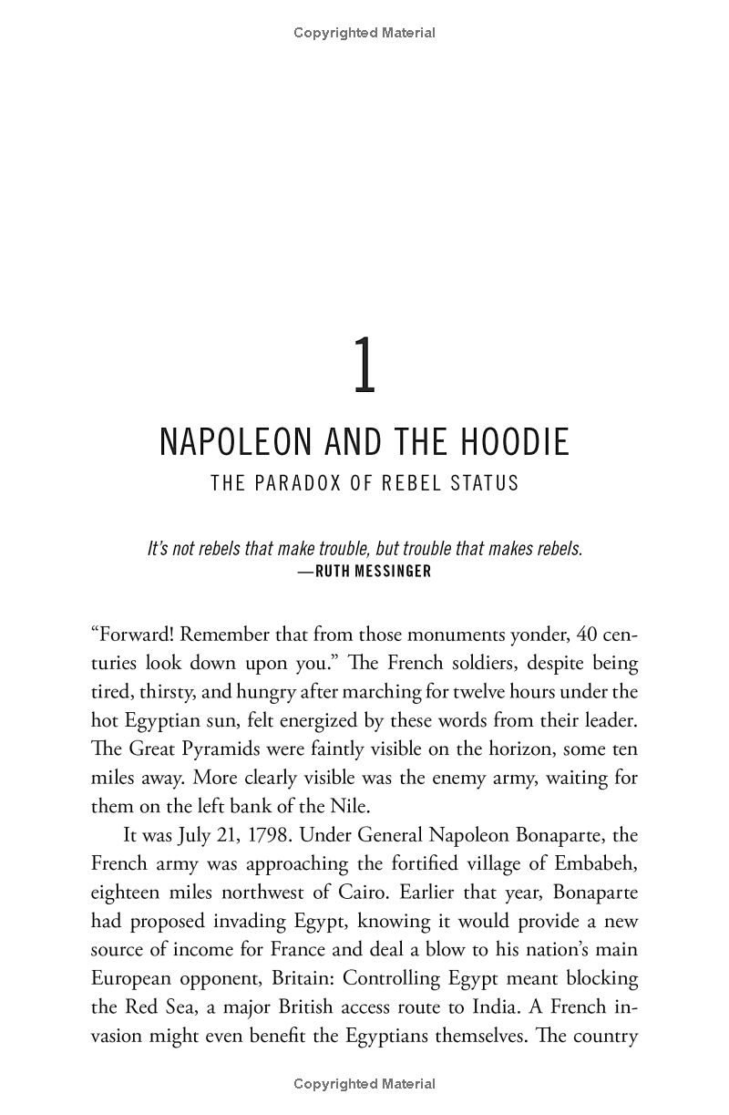 rebel talent: why it pays to break the rules at work and in life
