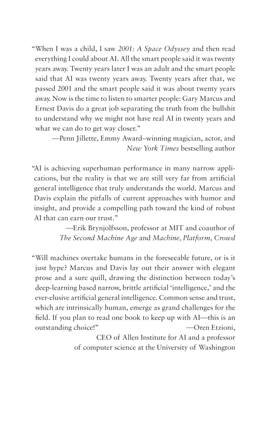 rebooting ai - building artificial intelligence we can trust