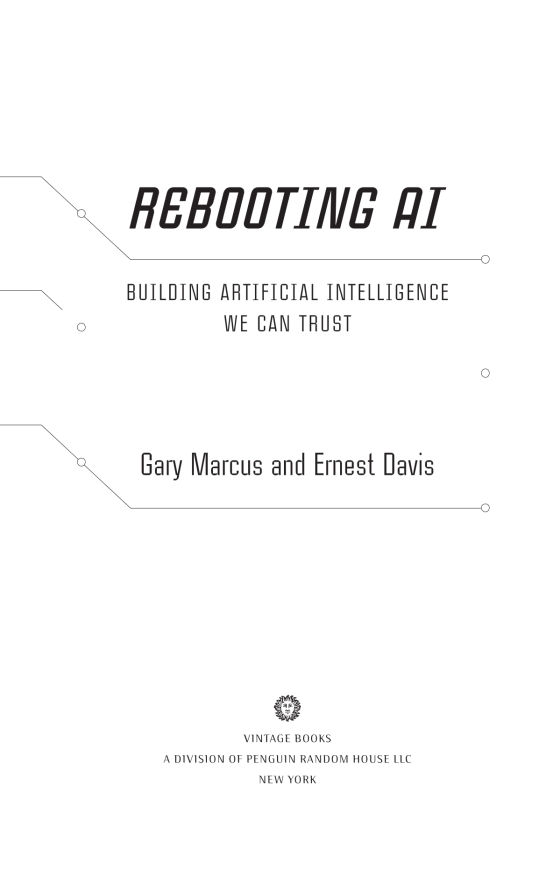 rebooting ai - building artificial intelligence we can trust