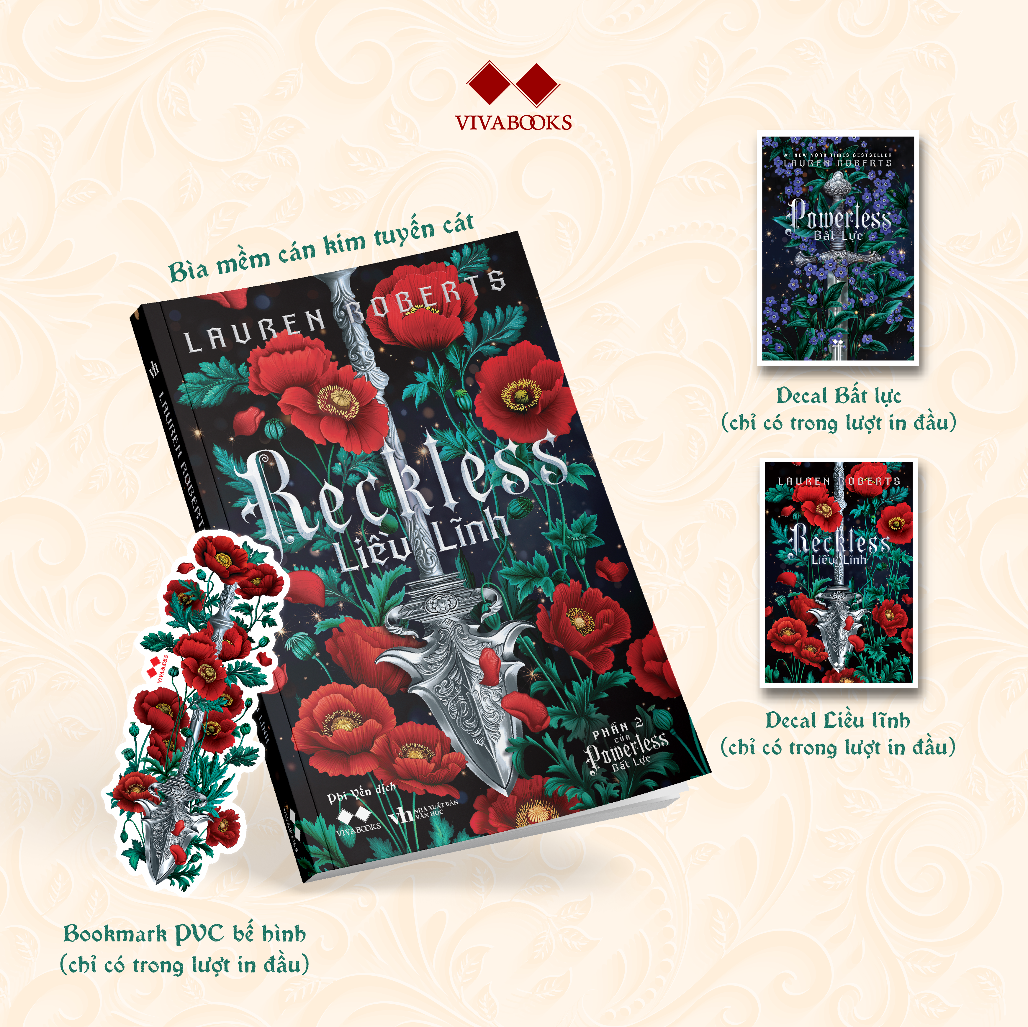 Reckless - Liều Lĩnh - Tặng Kèm Bookmark PVC + Decal 7 Màu Bất Lực + Decal 7 Màu Liều Lĩnh