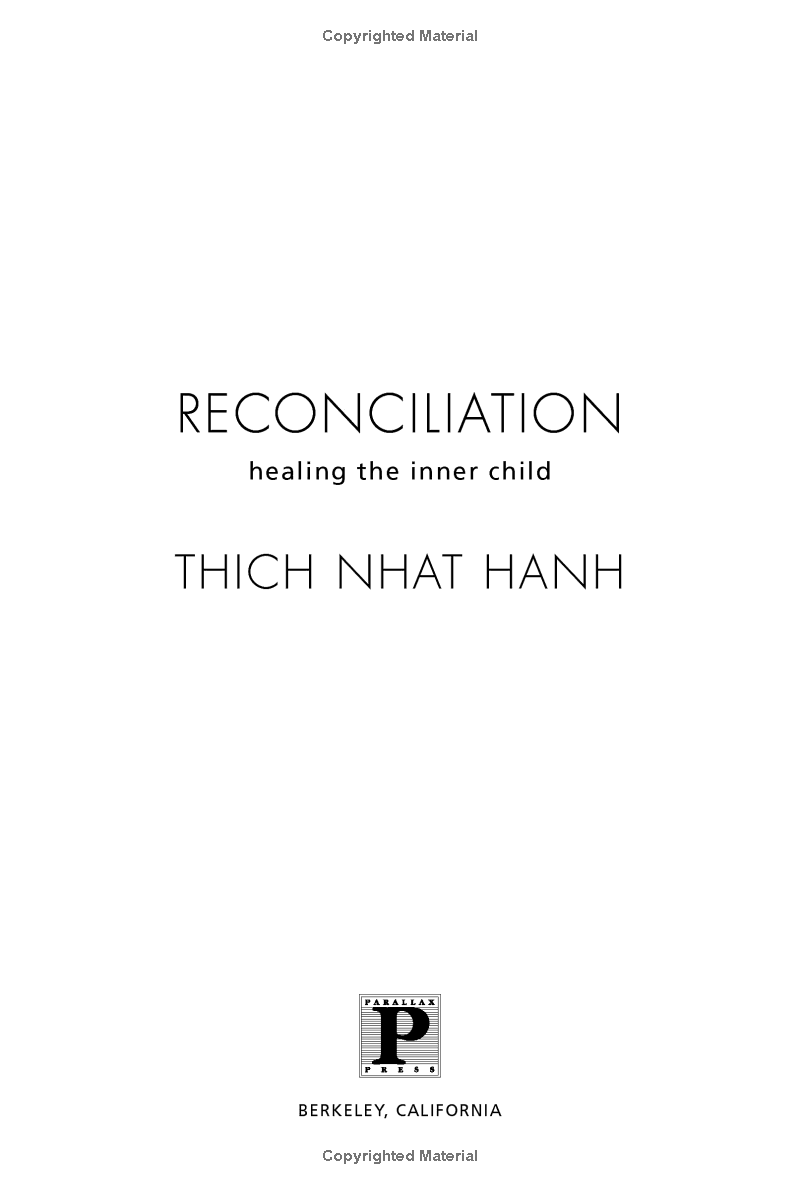 reconciliation : healing the inner child