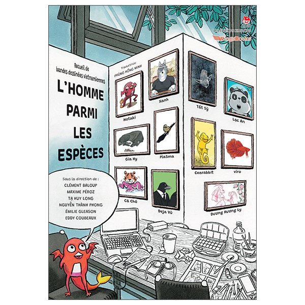 Recueil De Bandes Dessinees Vietnamiennes - L'homme Parmi Les Especes - Nguoi Trong Muon Loai - Phien Ban Tieng Phap