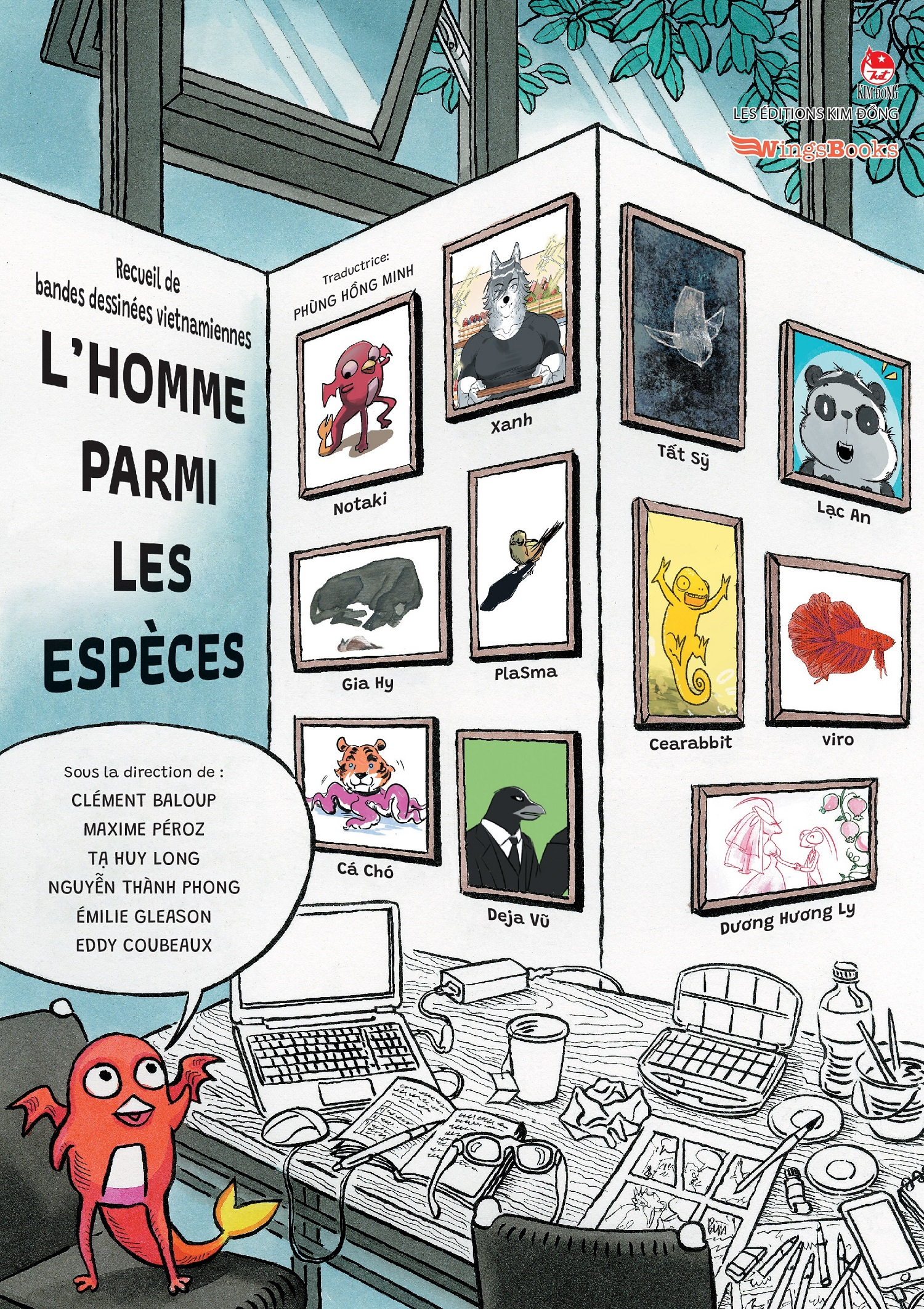 Recueil De Bandes Dessinees Vietnamiennes - L'homme Parmi Les Especes - Nguoi Trong Muon Loai - Phien Ban Tieng Phap