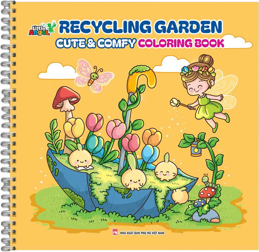 Recycling Garden - Cute And Comfy Coloring Book