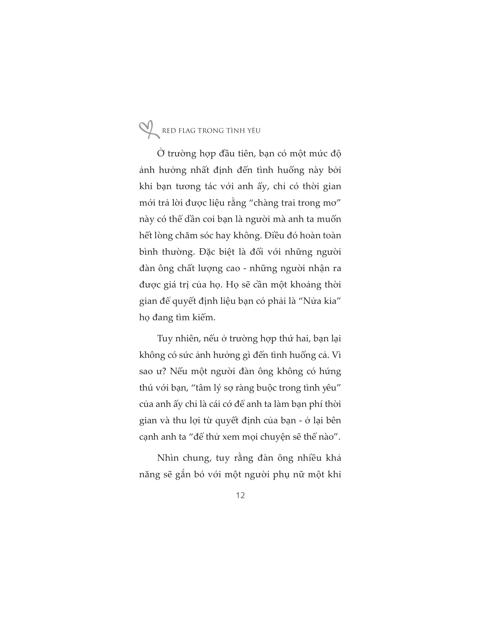 red flag trong tình yêu
