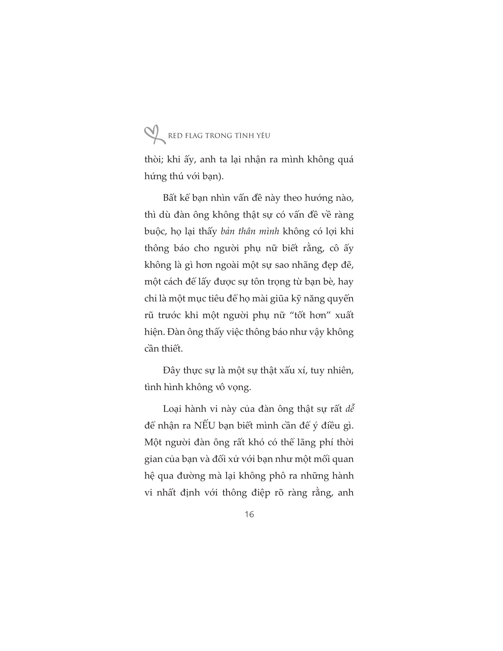 red flag trong tình yêu