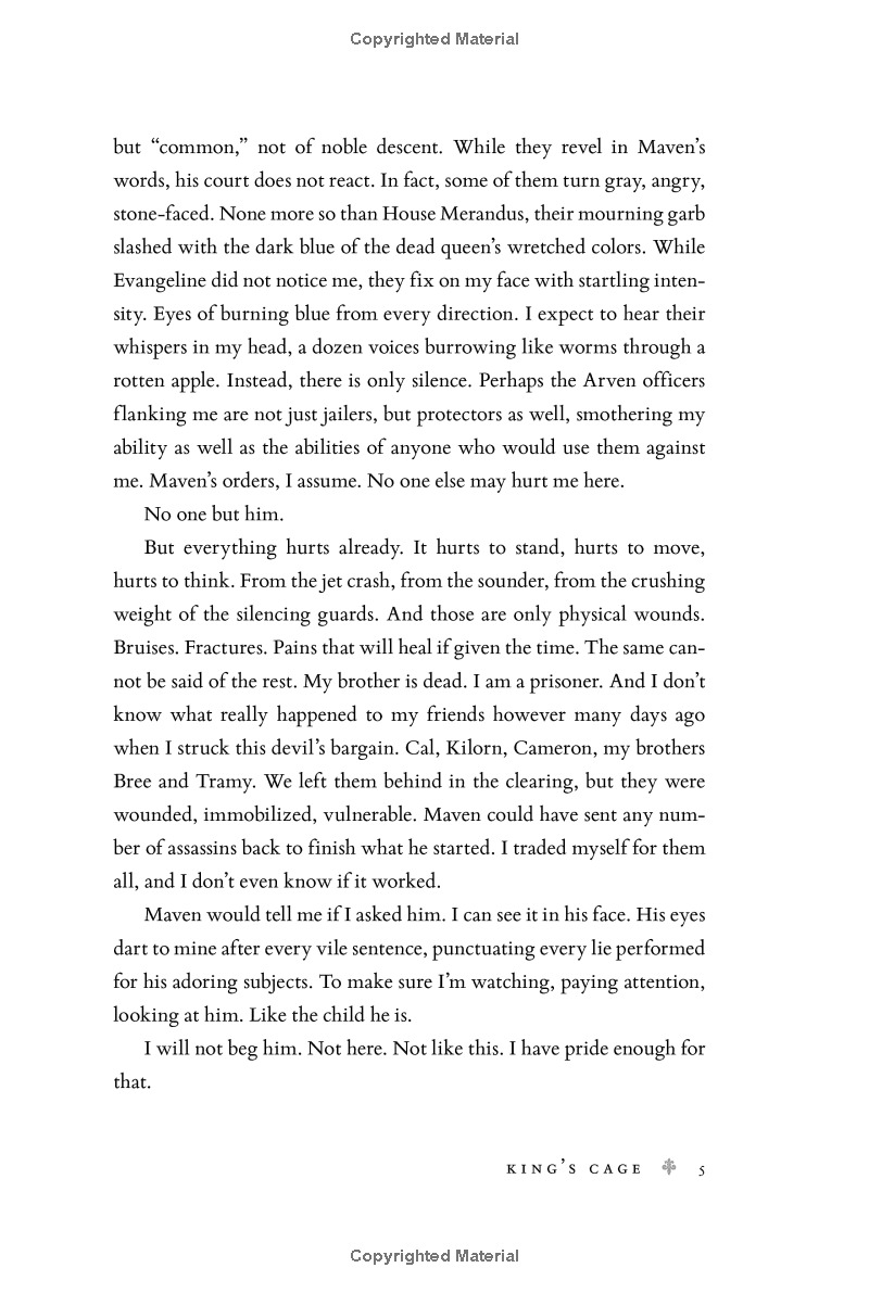 red queen - book 3 - king's cage