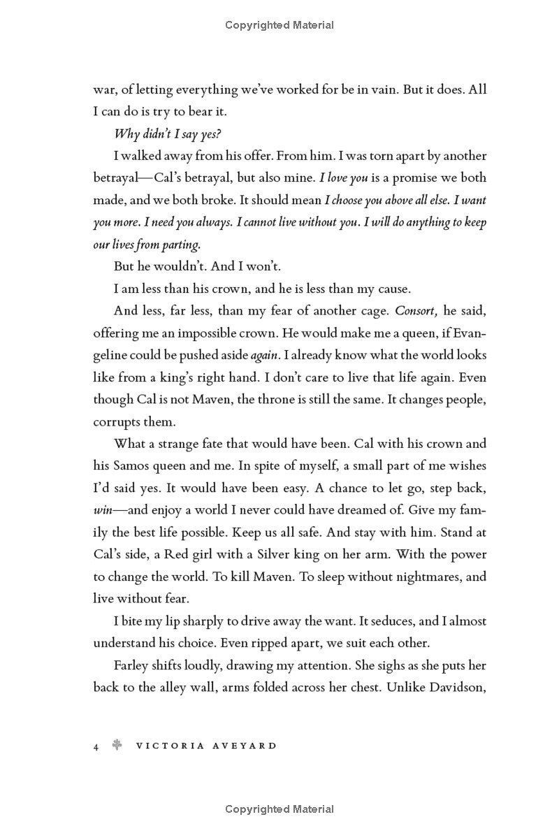 red queen - book 4 - war storm